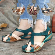 Load image into Gallery viewer, Cap Point green / 6 Italian Style Women&#39;s Beach Sandals
