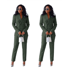Load image into Gallery viewer, Cap Point Green / 8 Angelique Women&#39;s Ankle 2-Piece Pantsuit
