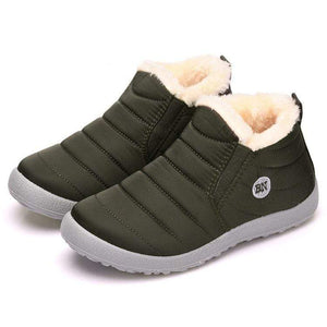 Cap Point Green / 9.5 Ultralight Winter Waterpoor Women Ankle Boots