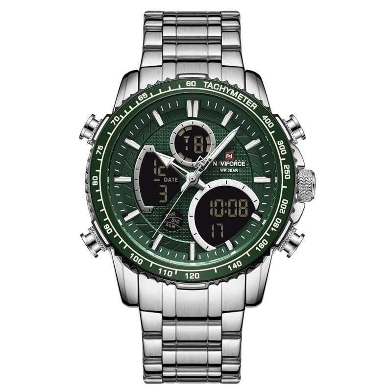 Cap Point Green Blue Steel Men Watch