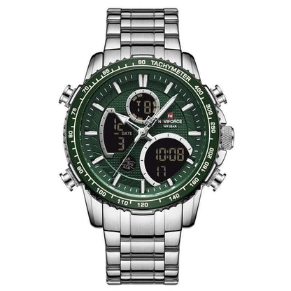 Cap Point Green Blue Steel Men Watch