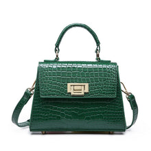 Load image into Gallery viewer, Cap Point Green Fashion Luxury Leather  Shoulder Bag
