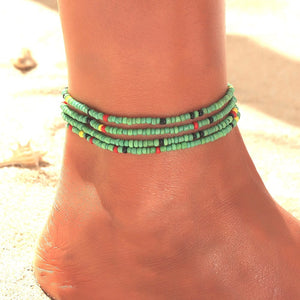 Cap Point Green / One size Charlene Beads Waistchain Ankle Bracelet