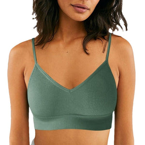 Cap Point green / One Size Off Shoulder Strappy Mesh Summer Crop Top