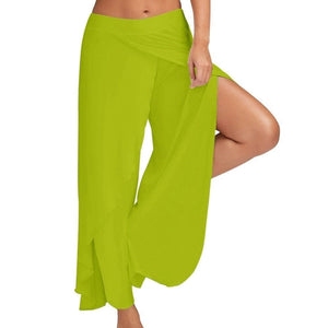 Cap Point Green / S Hermence Loose Wide Leg Fitness Pants