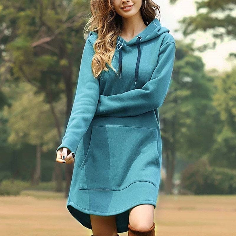 Cap Point Green / S Karleen Fashion Hoodies Big Pocket Sweatshirt Oversized Pullover