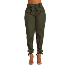 Load image into Gallery viewer, Cap Point green / S Summer Bow Sashes High Waist Pencil Pants
