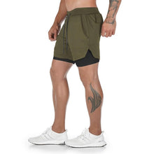 Load image into Gallery viewer, Cap Point Green / XS Men 2 In 1 Beach Sport Short
