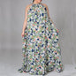 Cap Point Green / XXL Mianda Elegant straight pleated lace evening maxi dress
