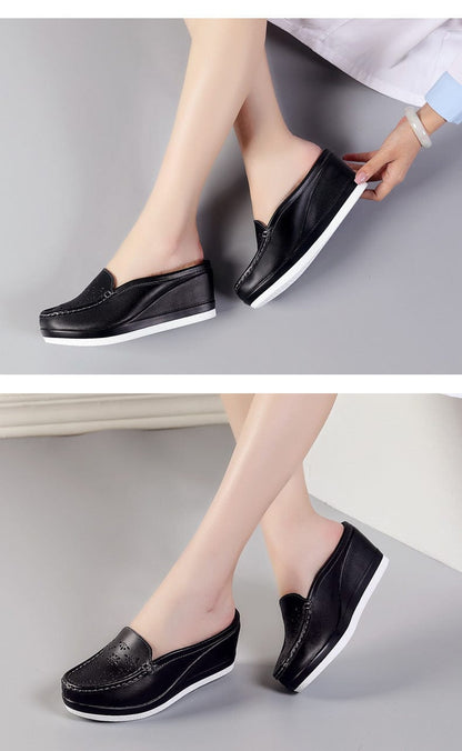 Cap Point Holande Elegant Wedge Flip Flops