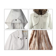 Load image into Gallery viewer, Cap Point Hooded Artificial Faux Fur Winter Jacket for Women
