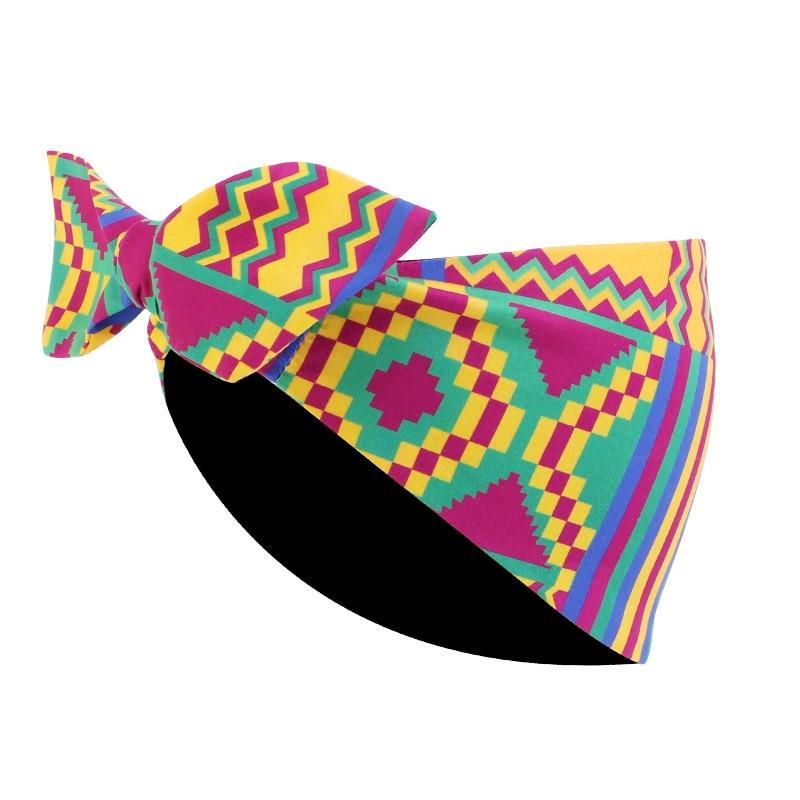 Cap Point hot pink green African Print Stretch Bandana