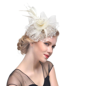 Cap Point Ivory Pamela Bridal Wedding Party Fascinator Veil Hat