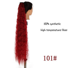 Load image into Gallery viewer, Cap Point J101 / 85CM Dina Synthetic Fiber Straight Hair Wigs With Ponytail Extensions
