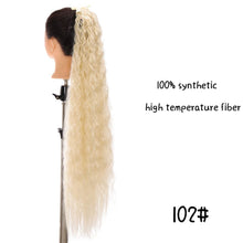 Load image into Gallery viewer, Cap Point J102 / 85CM Dina Synthetic Fiber Straight Hair Wigs With Ponytail Extensions
