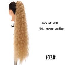 Load image into Gallery viewer, Cap Point J103 / 85CM Dina Synthetic Fiber Straight Hair Wigs With Ponytail Extensions
