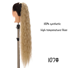 Load image into Gallery viewer, Cap Point J107 / 85CM Dina Synthetic Fiber Straight Hair Wigs With Ponytail Extensions
