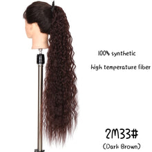 Load image into Gallery viewer, Cap Point J2-33 / 85CM Dina Synthetic Fiber Straight Hair Wigs With Ponytail Extensions
