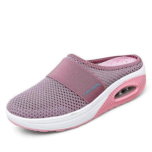 Cap Point Janice Comfort Women's Breathable Mesh Platform Summer Shoes