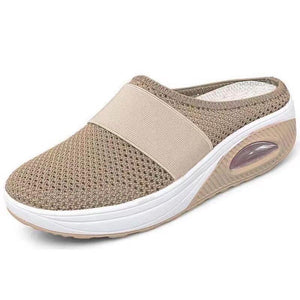 Cap Point Janice Comfort Women's Breathable Mesh Platform Summer Shoes