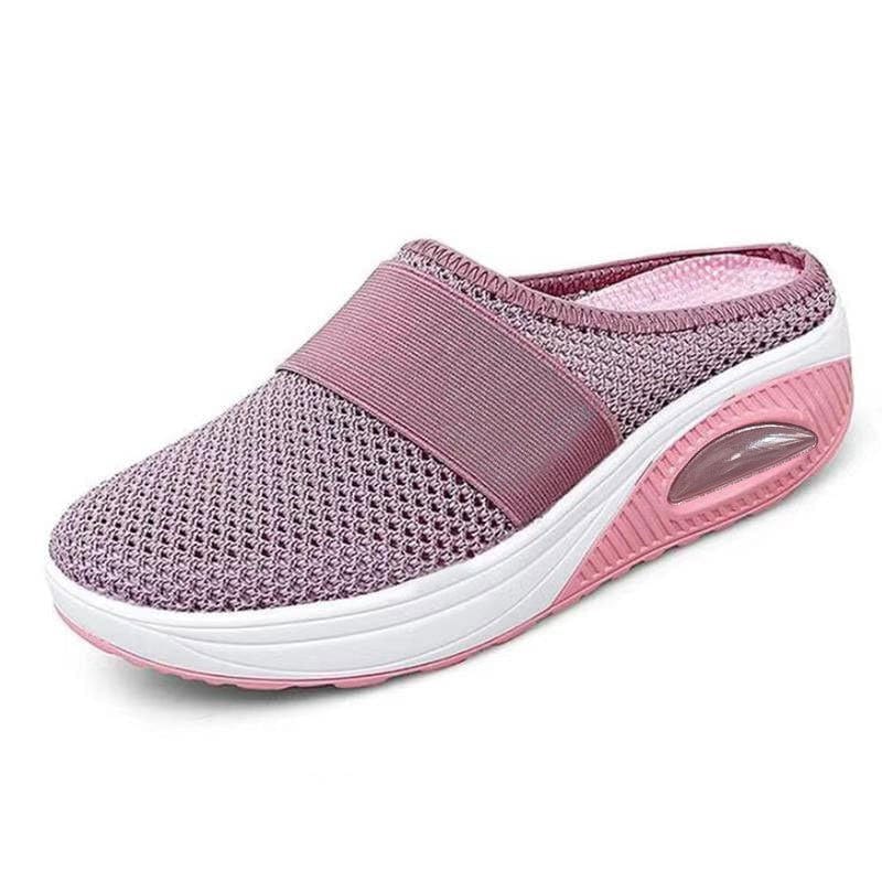 Cap Point Janice Comfort Women's Breathable Mesh Platform Summer Shoes