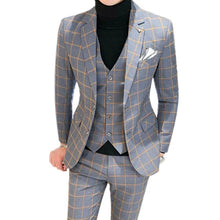 Load image into Gallery viewer, Cap Point Jeremy 3 Piece Slim Fit Formal Suit Blazer Vest Pants
