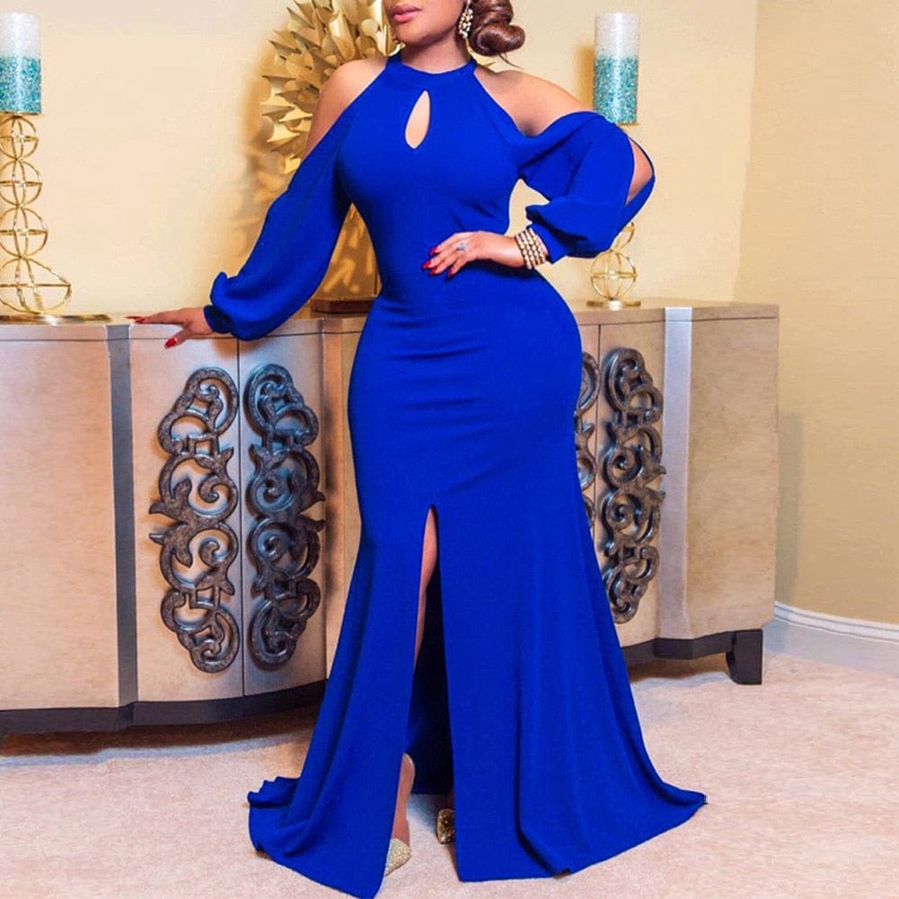 Cap Point Judith Amazing elegant off shoulder maxi dress