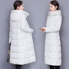 Load image into Gallery viewer, Cap Point Julienne Waterproof Windproof Thick Cotton Down Hooded Overcoat

