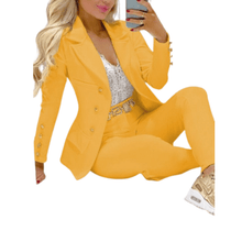 Load image into Gallery viewer, Cap Point Kaylan Co-Ord Blended Elegant 2-Piece Suit Blazer
