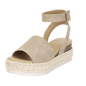 Cap Point Khaki / 5 Olix Summer Shoes Flip Flop Wedges Platform Sandals