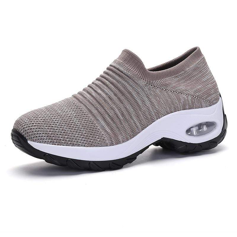 Cap Point Khaki / 5 Women Breathable Spring Shoes