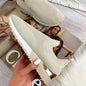 Cap Point Khaki / 6 New Spring Knitting Mesh Breathable Platform Sneakers