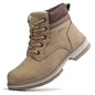 Cap Point khaki / 6 Women's Waterproof PU Leather Plush Warm Winter Boots