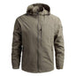 Cap Point Khaki / S Alvera Waterproof Hooded Windbreaker Coat