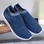 Cap Point lake blue / 5 Summer Slip on Soft Bottom Running Breathable Mesh Flat Sneakers