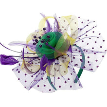 Load image into Gallery viewer, Cap Point Lavender Pamela Bridal Wedding Party Fascinator Veil Hat
