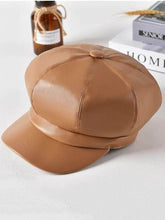 Load image into Gallery viewer, Cap Point Leather Vintage England Style Newsboy Cap
