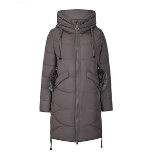 Cap Point Light Brown / S Warm and deep winter parka with well-wrapped hood