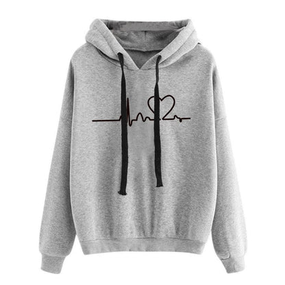Cap Point Light Grey / S Melanie Spring Winter Long Sleeve Pullover Hoodies