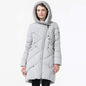 Cap Point Light Grey / S Winter Brand Thick Winter Organic Hooded Parka Coat