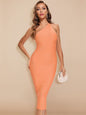Cap Point Light Orange / XS Carmelita elegant one shoulder bodycon celebrity dress