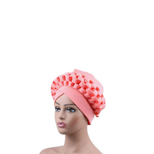 Cap Point Light pink / One Size Queen Auto Gele Turban Headtie