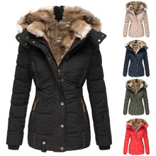 Load image into Gallery viewer, Cap Point Long Warm Winter Trench Coat with Thick Lapel for Women
