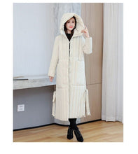 Load image into Gallery viewer, Cap Point Longloose-fitting hooded coat
