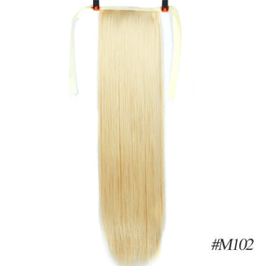 Cap Point M102 / 85CM Dina Synthetic Fiber Straight Hair Wigs With Ponytail Extensions