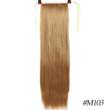 Load image into Gallery viewer, Cap Point M103 / 85CM Dina Synthetic Fiber Straight Hair Wigs With Ponytail Extensions
