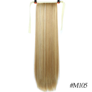 Cap Point M105 / 85CM Dina Synthetic Fiber Straight Hair Wigs With Ponytail Extensions