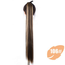 Load image into Gallery viewer, Cap Point M106 / 85CM Dina Synthetic Fiber Straight Hair Wigs With Ponytail Extensions
