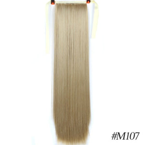 Cap Point M107 / 85CM Dina Synthetic Fiber Straight Hair Wigs With Ponytail Extensions