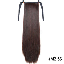 Load image into Gallery viewer, Cap Point M2-33 / 85CM Dina Synthetic Fiber Straight Hair Wigs With Ponytail Extensions
